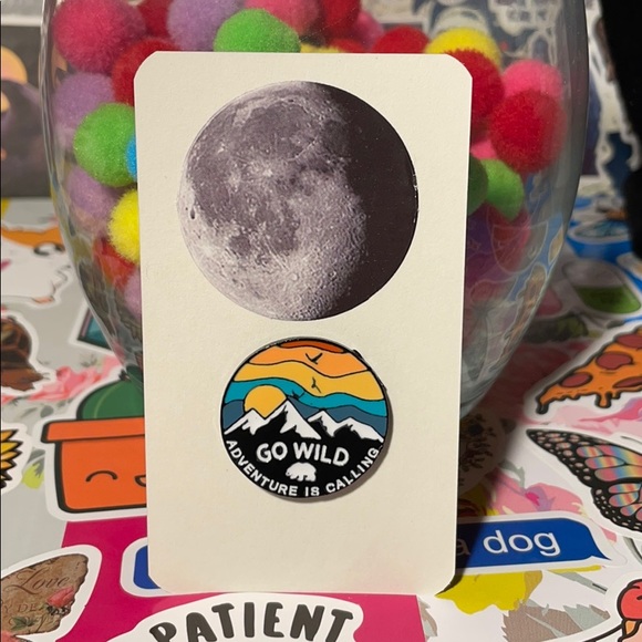 5/$25 Go Wild Enamel Pin